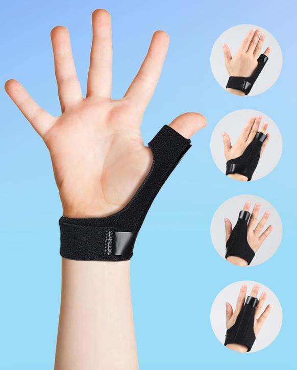 Kids Finger Fixation Band Thumb Clamping Plate Sports Wrist Protector with Aluminum Strip Joint Support Affordable Factory Pricing Partners