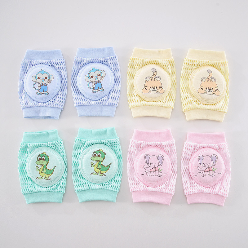 Kids Girl Boy Crawling Elbow Toddlers Baby Knee Pads Safety Mesh Kneepad Protector Leg Warmer Cushion Legging Infants Children Supplier Wholesale