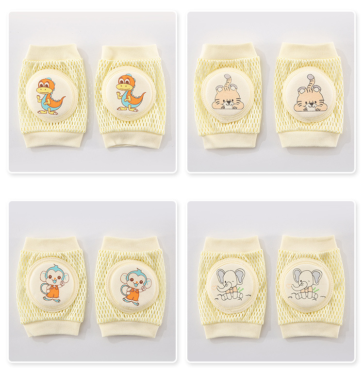 Kids Girl Boy Crawling Elbow Toddlers Baby Knee Pads Safety Mesh Kneepad Protector Leg Warmer Cushion Legging Infants Children Supplier Wholesale