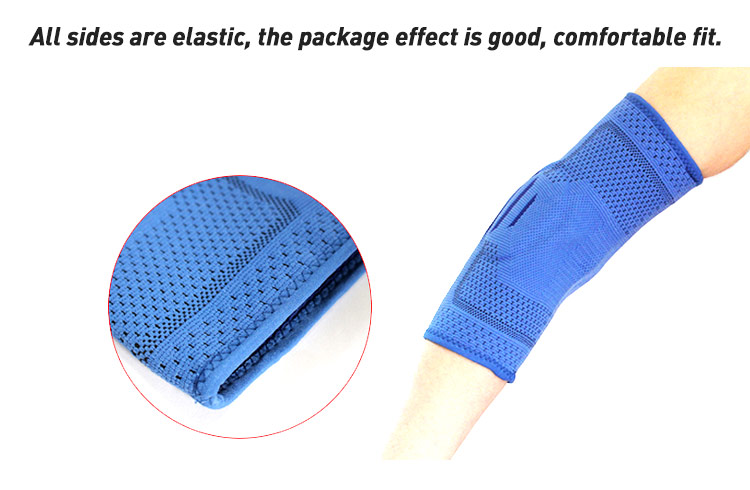 Knitted Elbow Protector Basketball Fitness Ball Playing Sweat Absorbing Pressure Boosting Sports Elbow Protective China Manufacturing Hub