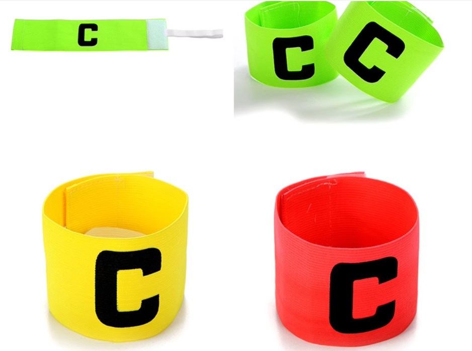 Leader Match Football Armband Professional Captain Arm Band Bracelet Nylon Adjustable Bright Color Competition Soccer Gift China Supplier