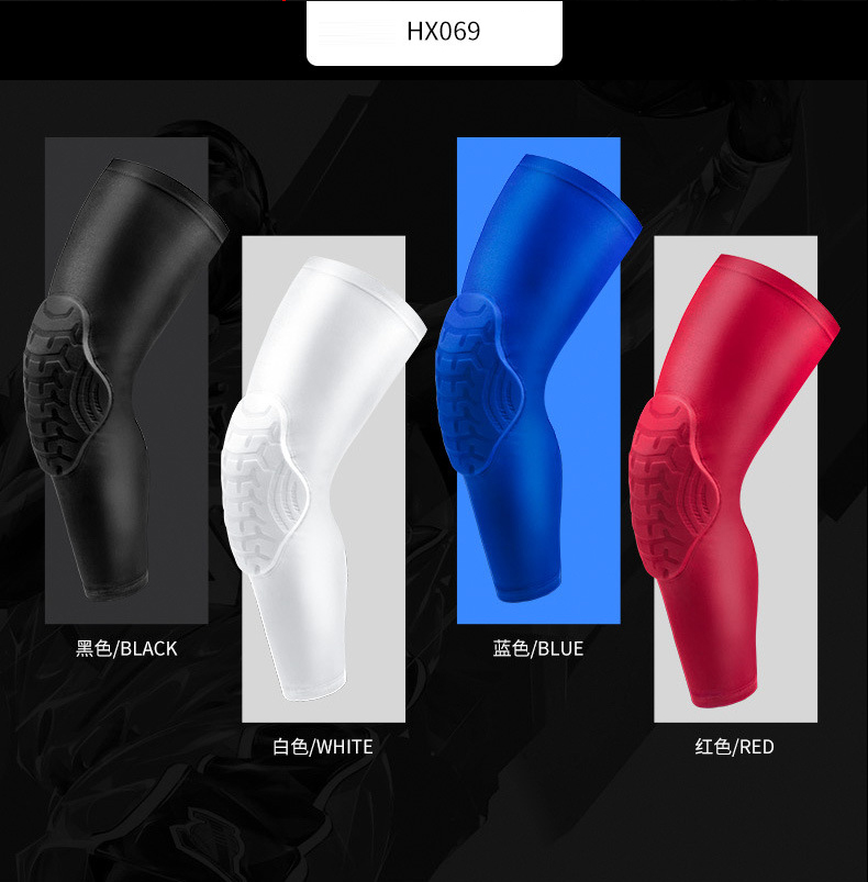 Lengthened sports knee protection honeycomb anti-collision patella for men and women outdoor sports knee protection equipment Import Wholesale Solutions