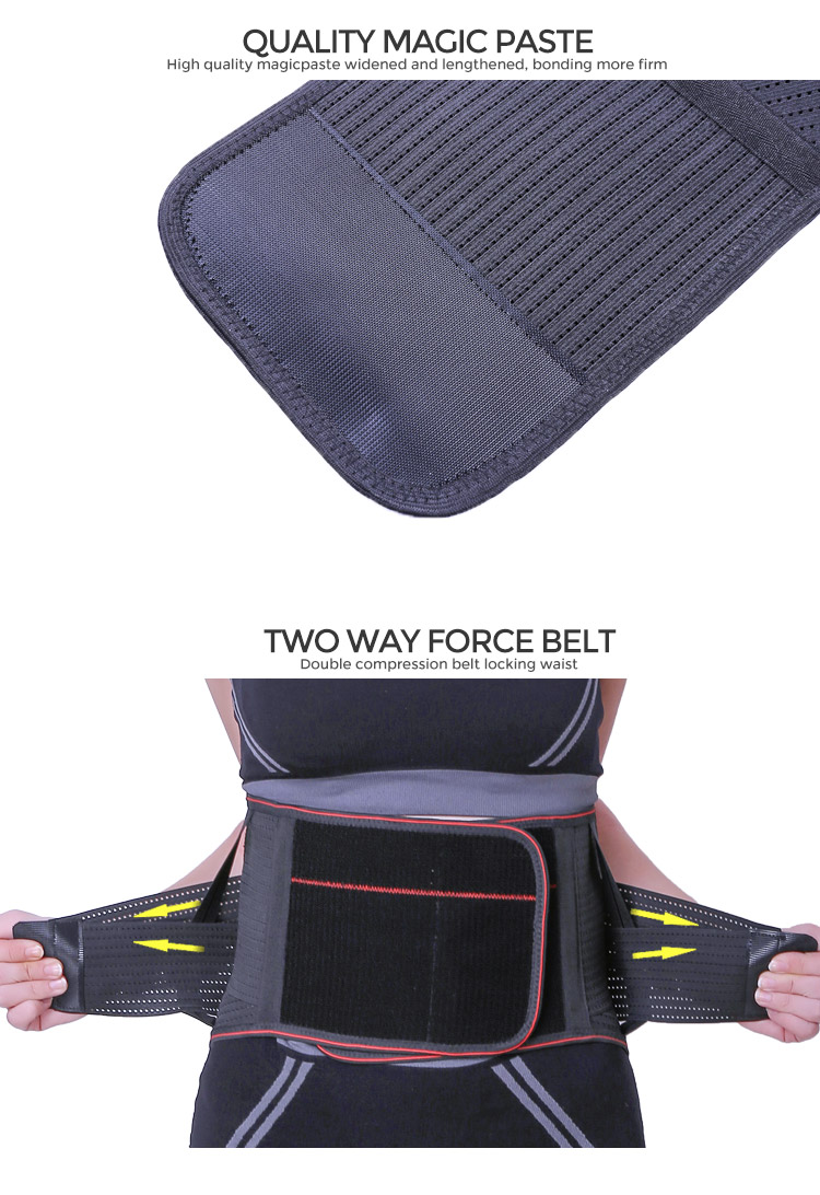 Lumbar Support Elastic Breathable Spandex Snatch Back Braces Waist Support China Supplier B2B
