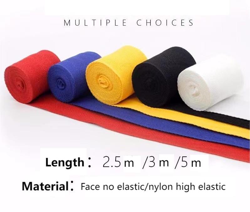 Male and female adult fighting sanda hand protector cotton elastic hand binding with bandage hand protector Industrial Exporter Custom Solutions