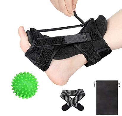 Medical Ankle Foot Orthosis Brace Adjustable Drop Foot Brace Foot Night Splint for Plantar Fasciitis Bulk Wholesale Chain