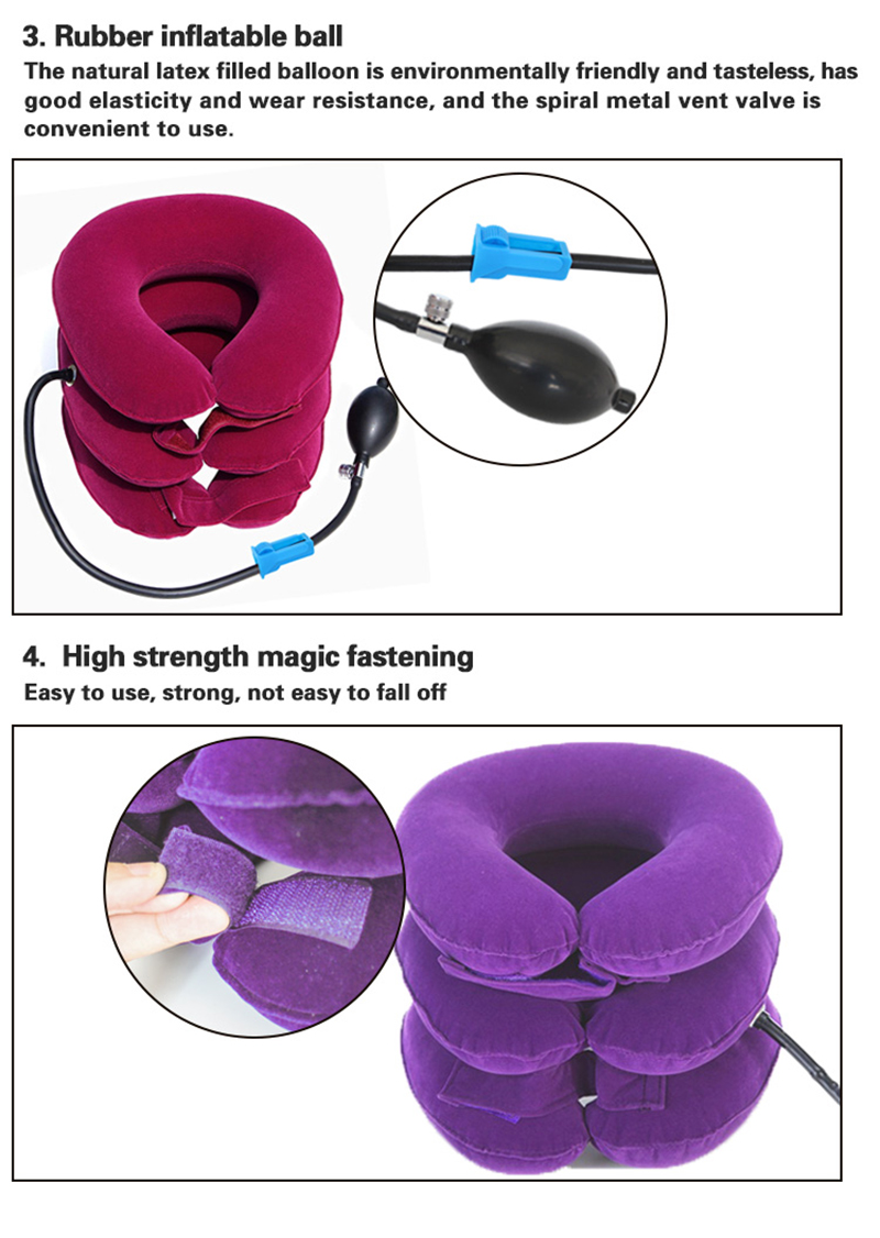 Medical cervical spine tractors Home medical inflatable cervical spine tractors will pin cervical neck guards Bulk Orders