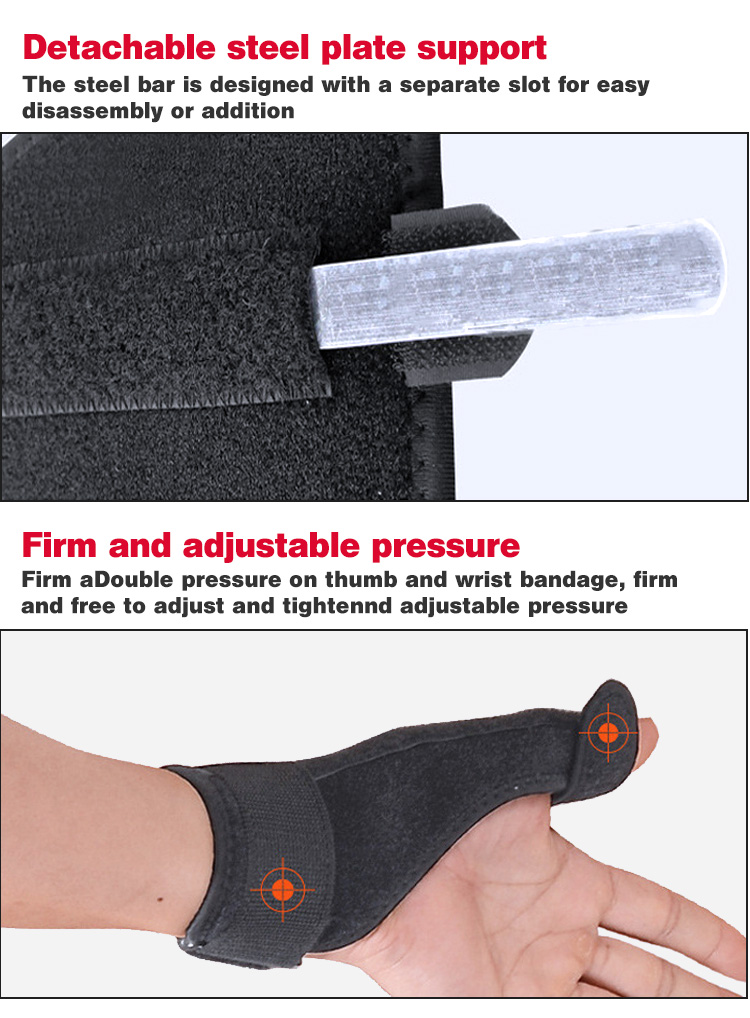 Medical use Sprain Orthopedic Wrist brace Neoprene Wrist Support Thumb Spica Splint Thumb Brace Support China Industrial Supplier Services