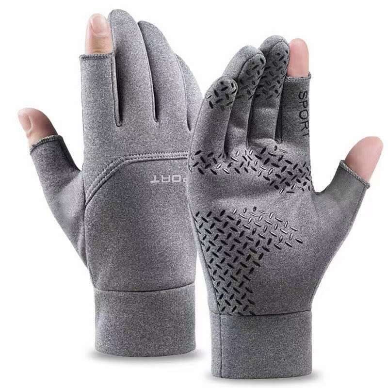 Men's outdoor sports cycling gloves for autumn and winter warm waterproof and anti slip touch screen fishing gloves China Industrial Supplier Services