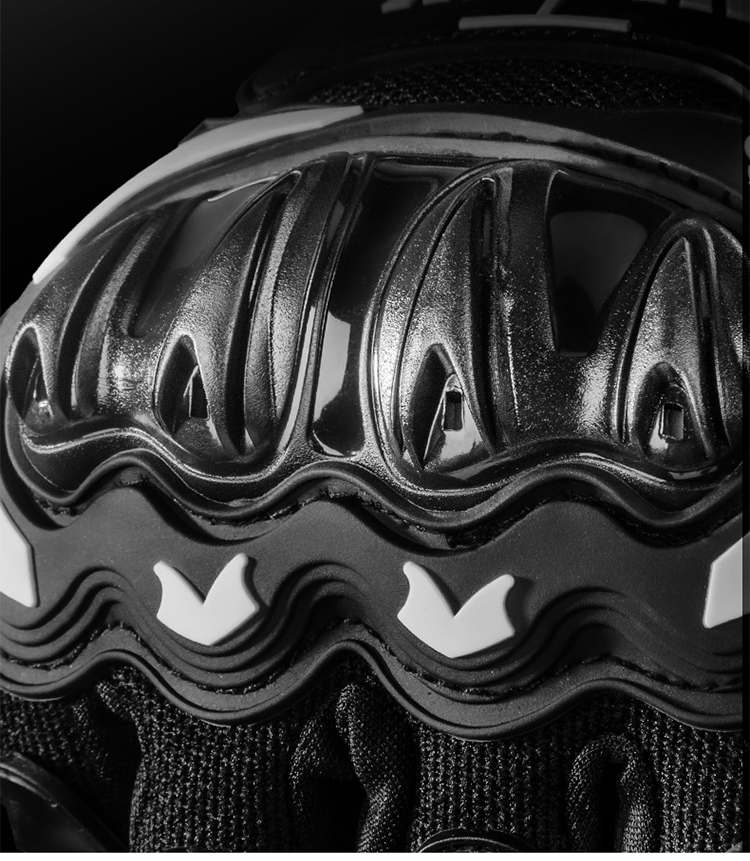 Motorcycle riding gloves Breathable protective touch screen summer thin anti-slip retro motor cycling full finger gloves Mass Wholesale