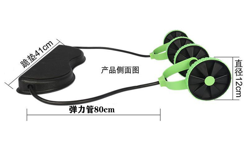 Multi-functional belly double wheel pull dumbbell fitness equipment home with twisted waist disc machine Export Wholesale