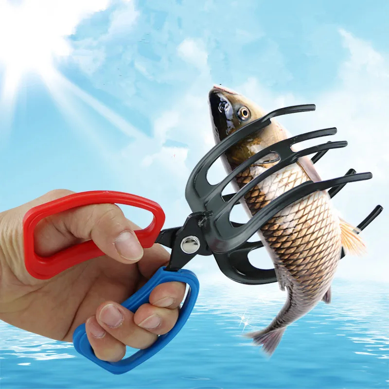 Multi-functional fish catcher dirt-free hand fish clip pliers anti-slip control fishing device hand sub-fish clip pliers Mass Production Wholesale