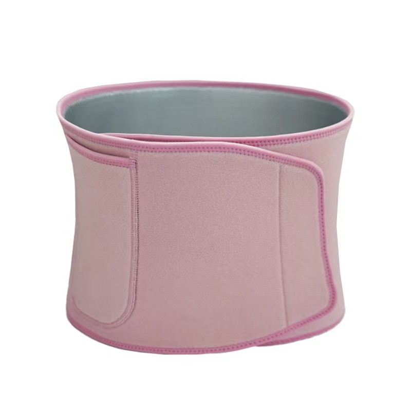 Neoprene Gym Sports Weight Loss Tummy Sauna Women Shaper Lumbar Back Support  with silver coated Sweat Slimming Waist Trimmer Export Factory Supplier