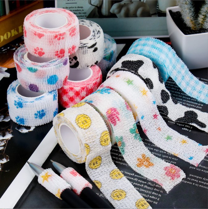 New 4.5M Colorful Elastic Sport Bandage Self Adhesive Bandage For Fitness Knee Support Pads Ankle Finger Wrap Kinesiology Tapes Global Wholesale Market