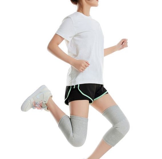 New Design Knitted Non Slip Knee Compression Sleeve Brace For Running Jogging Custom Factory Production