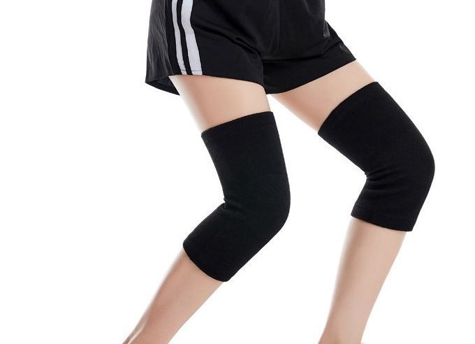 New Design Knitted Non Slip Knee Compression Sleeve Brace For Running Jogging Custom Factory Production