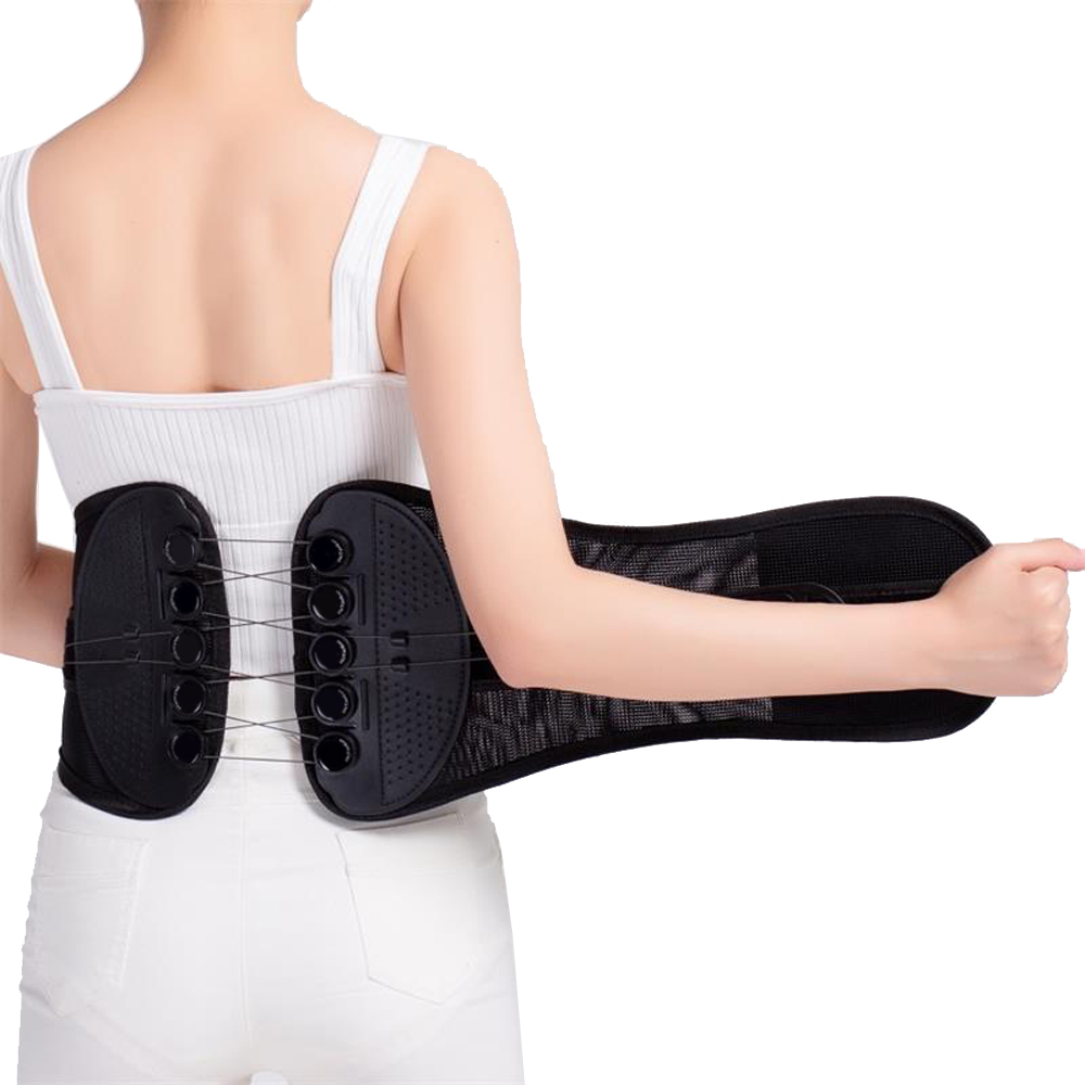New Double Pull  Waist Brace Back Lumbar Support Corset Woman Man Waist Trimmer Belt Injury Muscle Posture Corrector Belt China Industrial Supplier Services