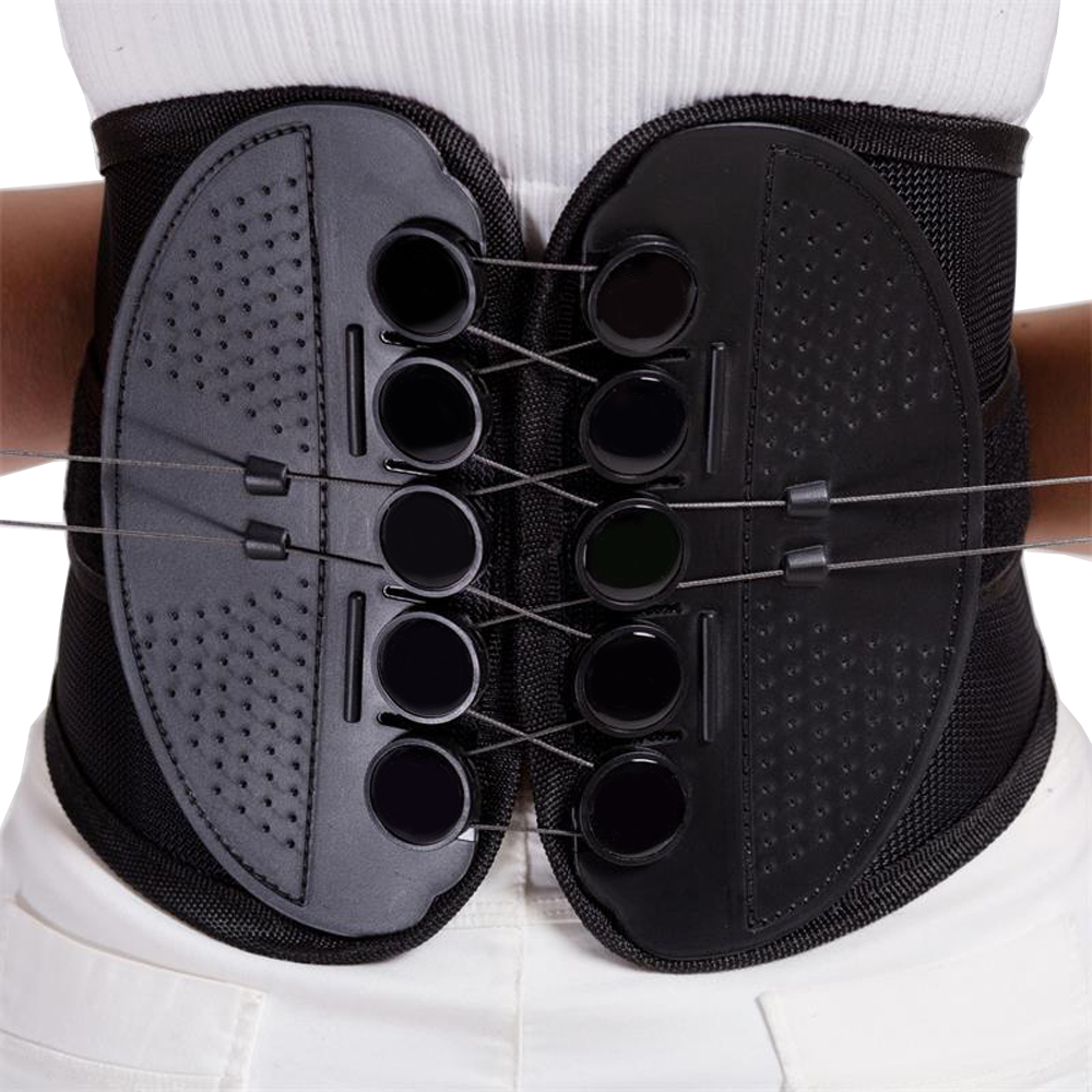 New Double Pull  Waist Brace Back Lumbar Support Corset Woman Man Waist Trimmer Belt Injury Muscle Posture Corrector Belt China Industrial Supplier Services