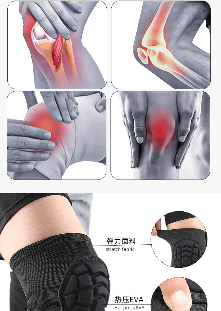New EVA anti-collision knee pads Basketball dance thickened outdoor sports ski roller skating riding knee pads Manufacturing & Supply Trade