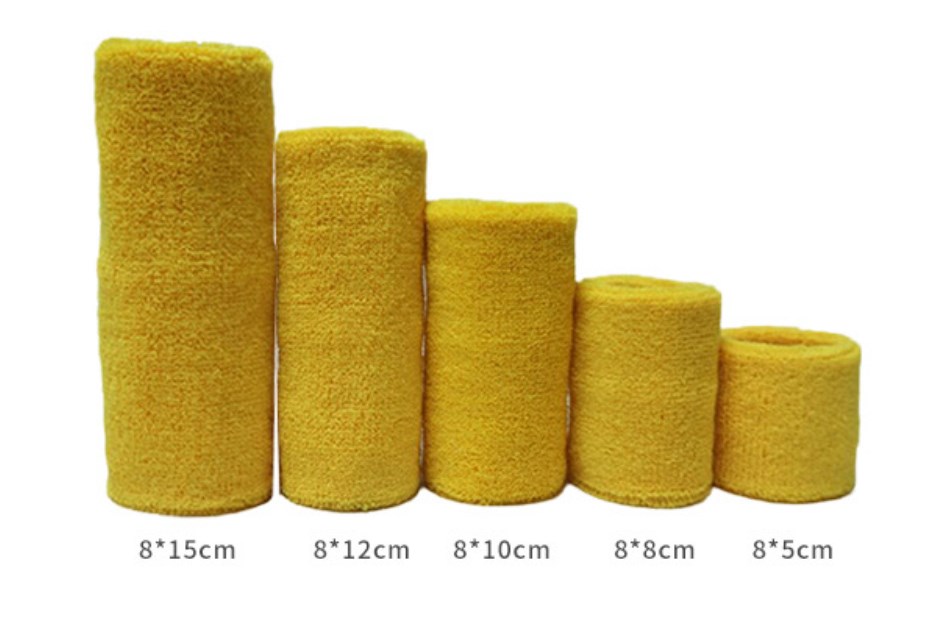 New Embroidery Tennis Wrist Bands Breathable Sports Sweatband Towel Wristband Factory Direct