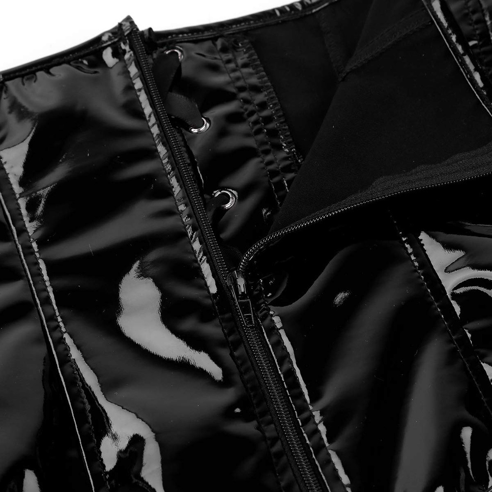 New PU zipper corset belly belt girdle belly belt girdle waist outside wear short shapewear women Manufacturing and Export Efficiency