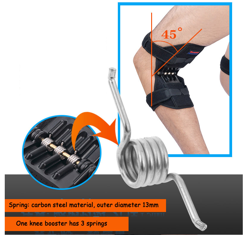 New design Powerful Joint Support Knee Pads Knee Booster for climbing Factory Direct