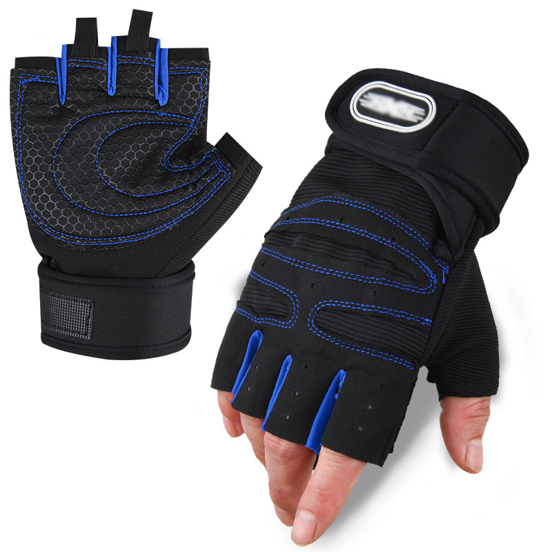 New fitness gloves for men and women protective anti-slip wrist protection barbell cycling equipment half finger gloves OEM Manufacturer