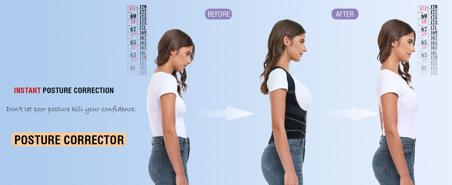 New lumbar protection anti-hunchback correction belt orthosis belt students adult back correction belt protection lumbar spine Made in China Factory Manufacturer