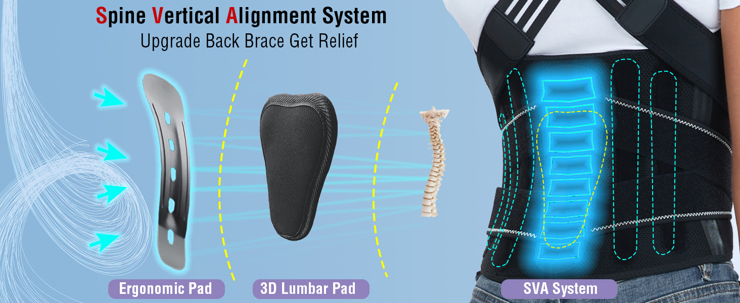 New lumbar protection anti-hunchback correction belt orthosis belt students adult back correction belt protection lumbar spine Made in China Factory Manufacturer