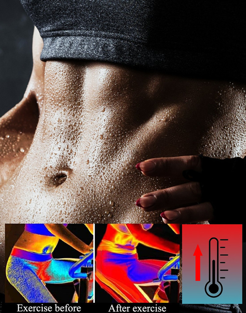 New neoprene sweat pants fitness body compression Shapewear men's and women's high-waisted sports pants Supplier Wholesale Production