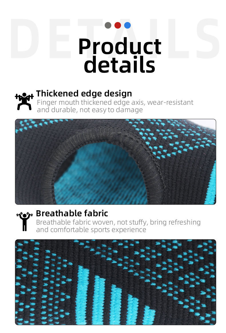 New wrist strap adjustable winding wrist strap Knitted nylon breathable wrist strap fitness protection Import Wholesale Solutions