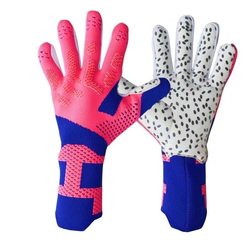 New youth adult goalkeeper gloves latex wear-resistant anti-slip goalkeeper match special gloves Export Factory Supplier