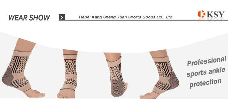 Nylon Knitted Running Fitness Exercise Sport Basketball Pressurization Ankle Pad Sleeve China Supplier Custom Solutions