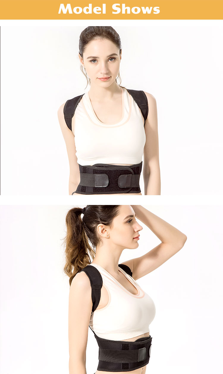 Orthopedic Corset Back Posture Corrector Magnetic Brace Belt Shoulder Back Support Magnet Bandage Vest ODM Manufacturing Efficiency