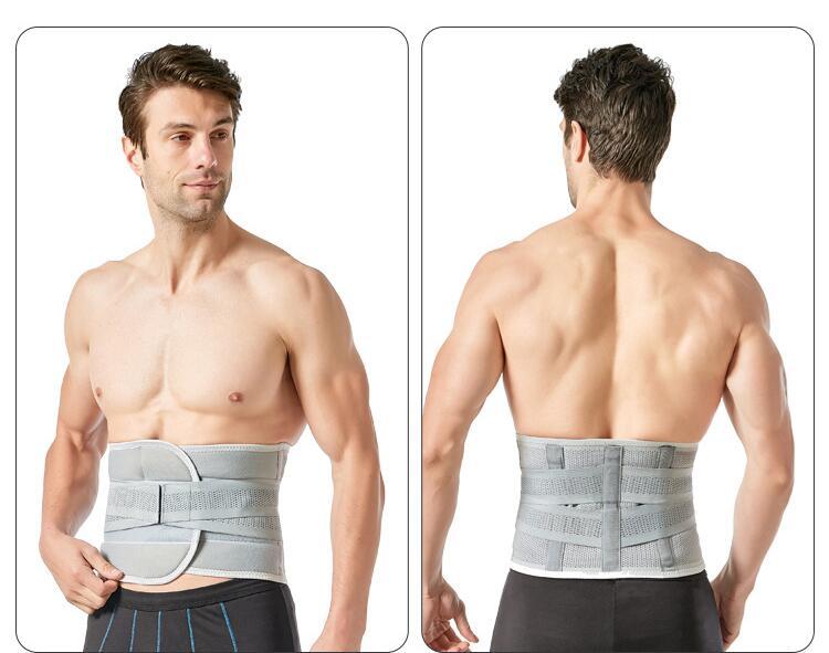 Orthopedic Corset Back Support Belt Spine Lumbar Back Belt Men Women Waist Support Trainer Abdominal Binder Lumbar Pad Brace Gym Factory Authorized Wholesale