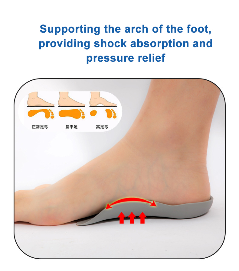 Orthotics Shoe Pads Support Insoles Feet U-shaped 4D Wrap Comfortable Flat Feet Orthopedic Insoles Foot Pad Product Manufacturing Excellence
