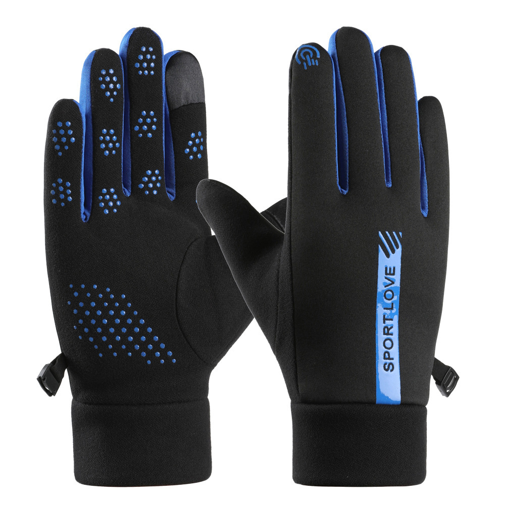 Outdoor riding sports non-slip thickened and fleece-resistant snowboarding windproof touch screen gloves Factory Wholesale Custom Solutions