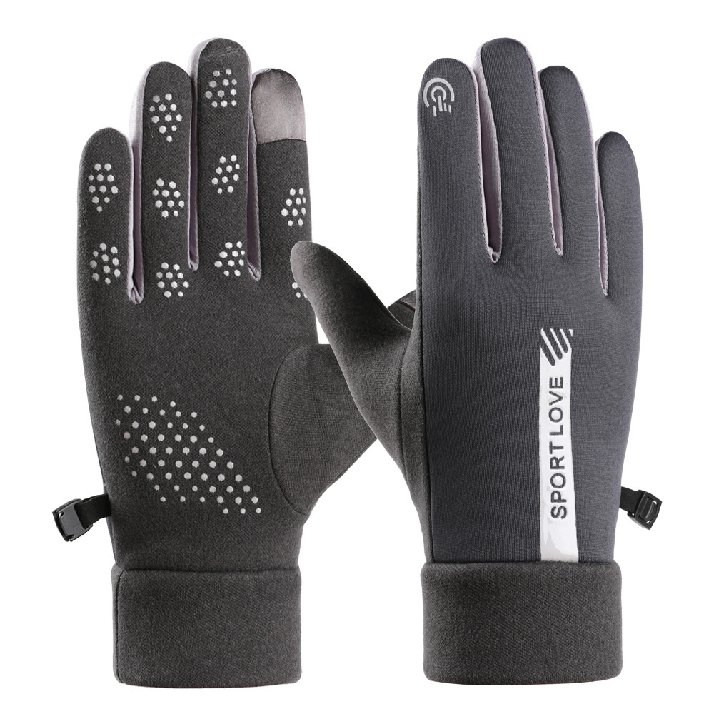 Outdoor riding sports non-slip thickened and fleece-resistant snowboarding windproof touch screen gloves Factory Wholesale Custom Solutions