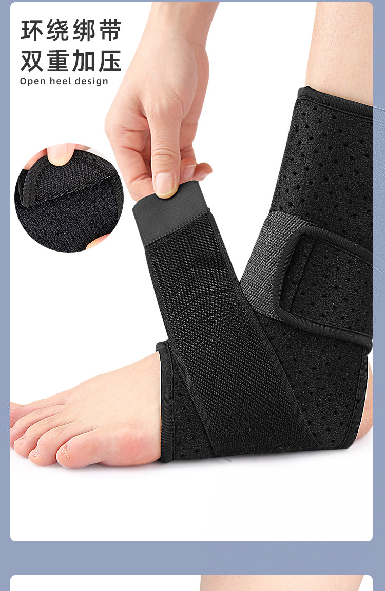 Outdoor sports ankle guard Honeycomb design strap double pressure football basketball ankle guard China Industrial Supplier Services