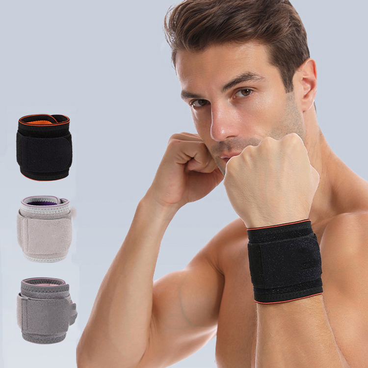 Outdoor sports wrap compression wrist guard sweat absorbing breathable weightlifting fitness wrist protection Custom Factory Production Trade