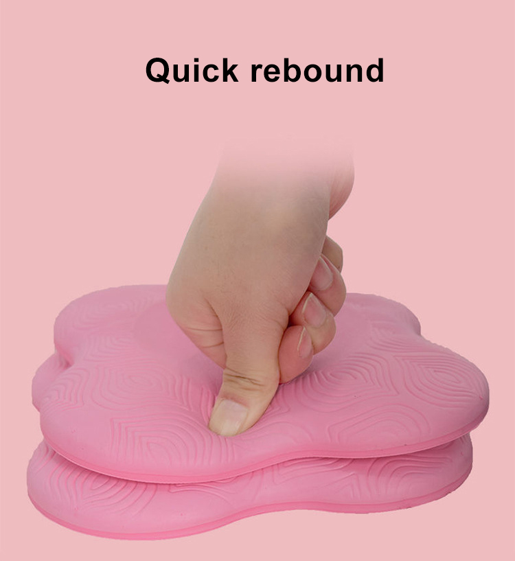 PU yoga kneeling pad thickened anti slip knee pad elbow slow rebound fitness cushion flat support pad Manufacturing & Supply Trade
