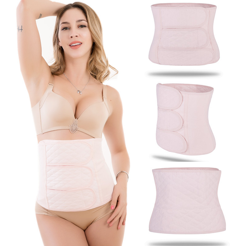 Postpartum breathable gauze for normal delivery planing abdomen retraction belt adjustable corset belt maternity plastic belt Factory Authorized Wholesale Export