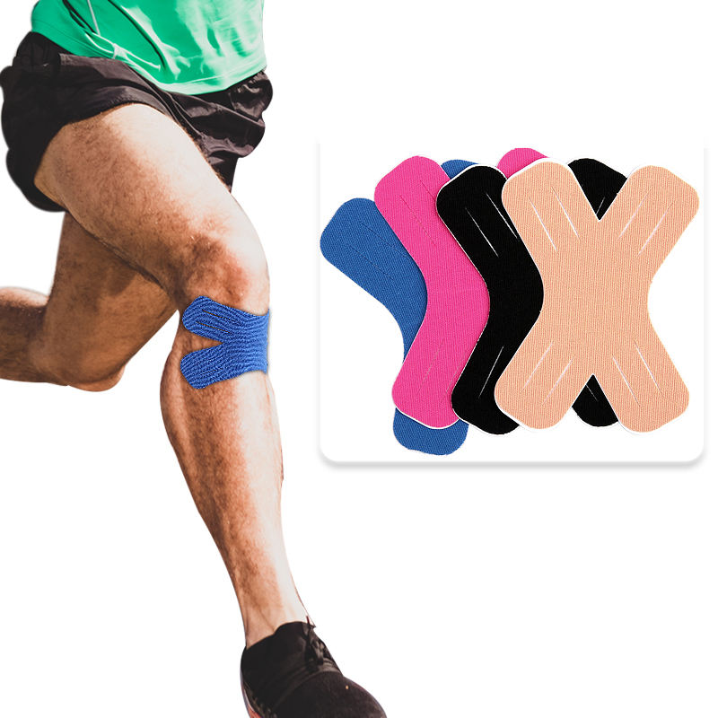 Pre-cut X-shaped Colored Kinesiology Tape Intramuscular patch Elastic Sports Adhesive Kinesiology Tape 20pcs one set Low-Cost Manufacturing Hub