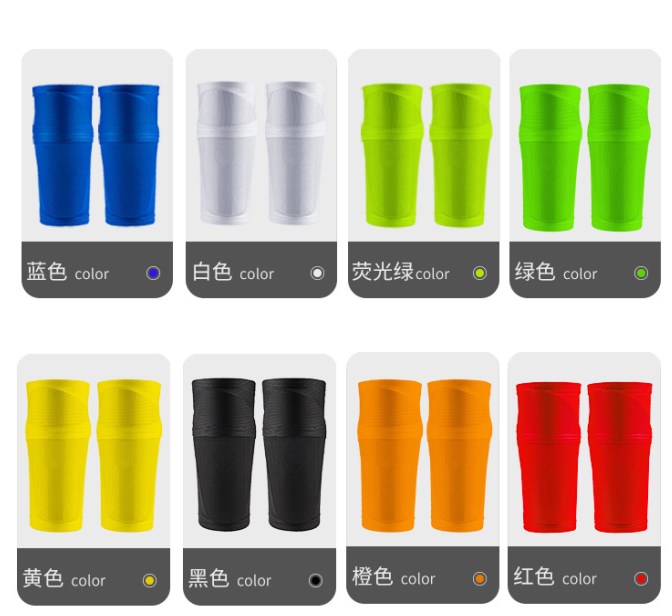 Professional Football Mesh Fabric breathable brace support sleeve With Pocket Protect Shin Quality Manufacturing Processing