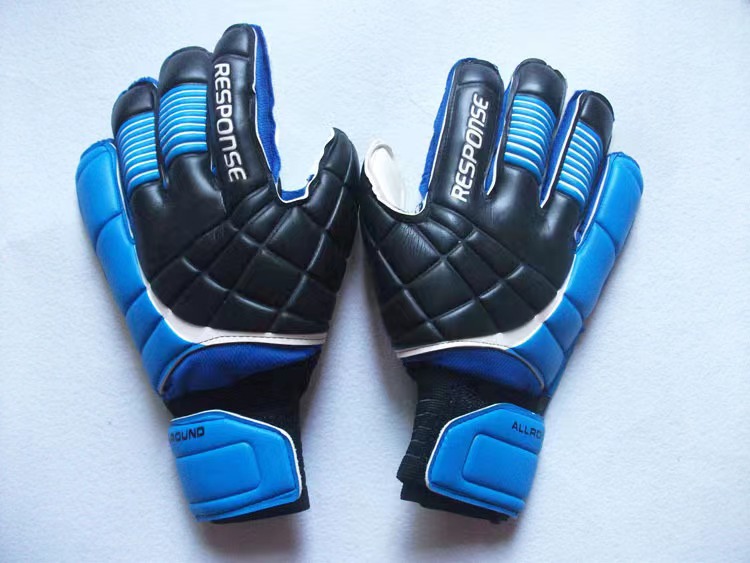 Professional Soccer Goalkeeper Gloves Finger Protection Goal Thickened Latex Football Gloves For Goalkeeper Manufacturing Services