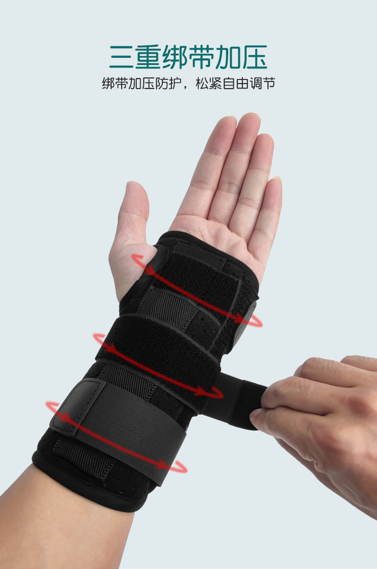 Professional Wrist Support Splint Arthritis Band Belt Carpal Tunnel Wrist Brace Sprain Prevention Wrist Protector for Fitness Large Order Wholesale Distributor