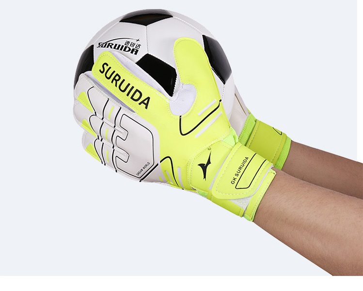 Professional football equipment Goalkeeper gloves Goalkeeper gloves with finger protection anti-slip and wear training Manufacturing & Supply Network
