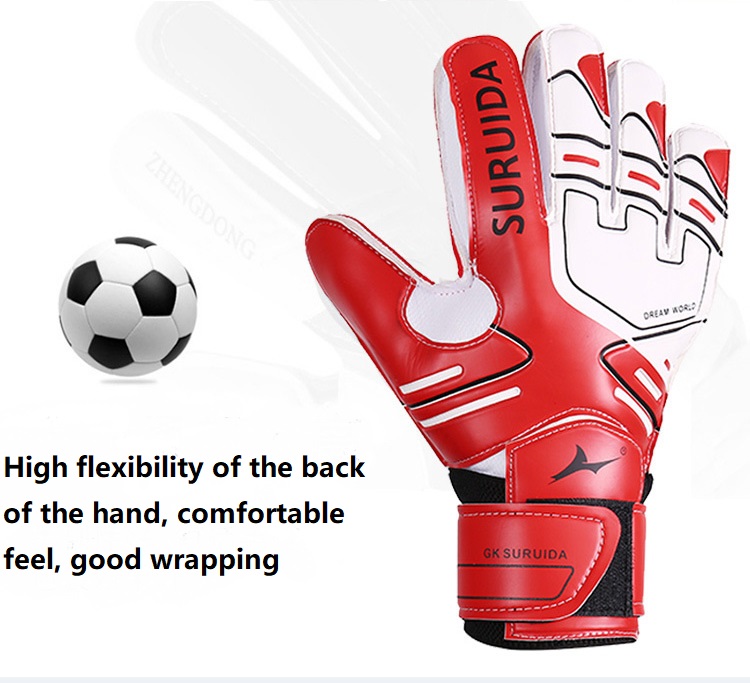 Professional football equipment Goalkeeper gloves Goalkeeper gloves with finger protection anti-slip and wear training Manufacturing & Supply Network