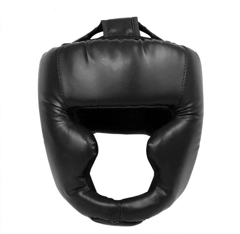 Pu Full Face Headgear Head Guard Dipped Foam Boxing Head Guard Direct from Factory