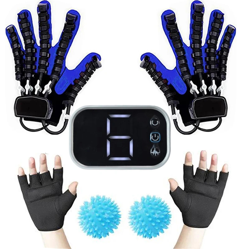 Rehabilitation Robot Gloves Stroke Hemiplegia Intelligent Massage Hand Function Robot Gloves Rehabilitation Training Glove Industrial Exporter Operations