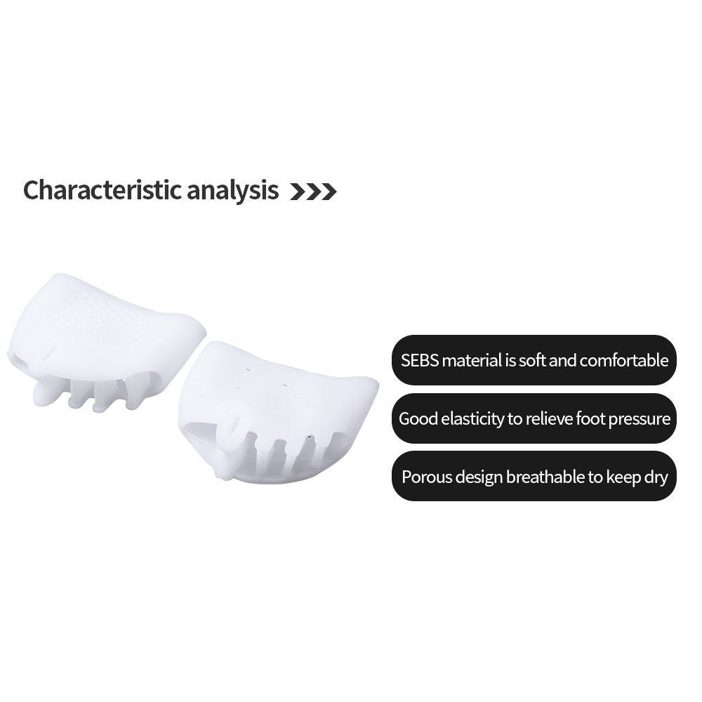 Relieve Foot Pain Forefoot Pad Gel Breathable and Soft Silicone foot pad Manufacturing and Export B2B